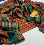 Winter 3PC Khaadi Susi Outfit with Acrylic Fabric & Jacquard Border Shawl