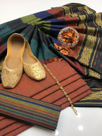 Winter 3PC Khaadi Susi Outfit with Acrylic Fabric & Jacquard Border Shawl