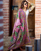 Fancy Dupatta | medium silk | mirror work | Handwork Embellished