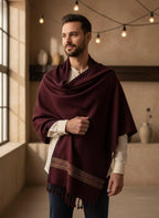 Elegant Khaddi Velvet Gents Shawl