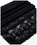 Luxury Pashmina Shawl – Beautiful Sequence & Cut Work Design, Excellent Quality
