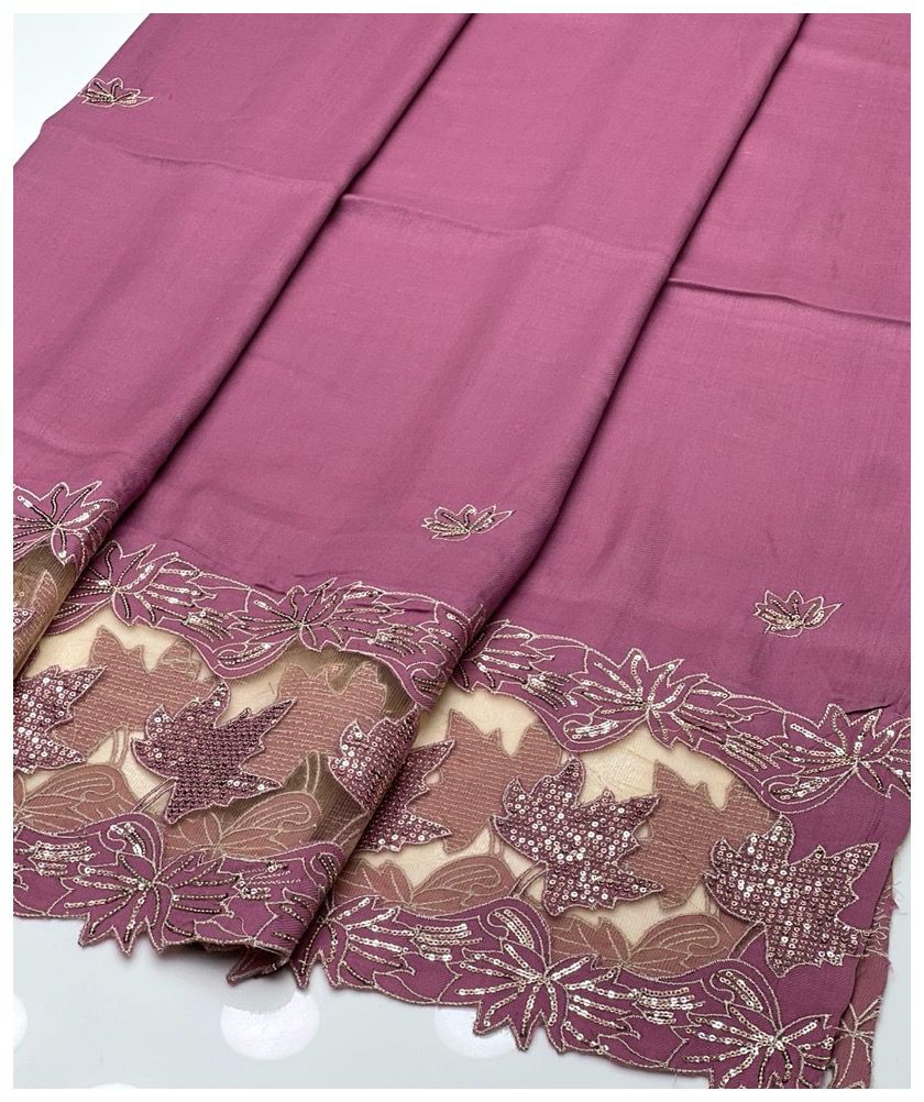 Luxury Pashmina Shawl – Beautiful Sequence & Cut Work Design, Excellent Quality